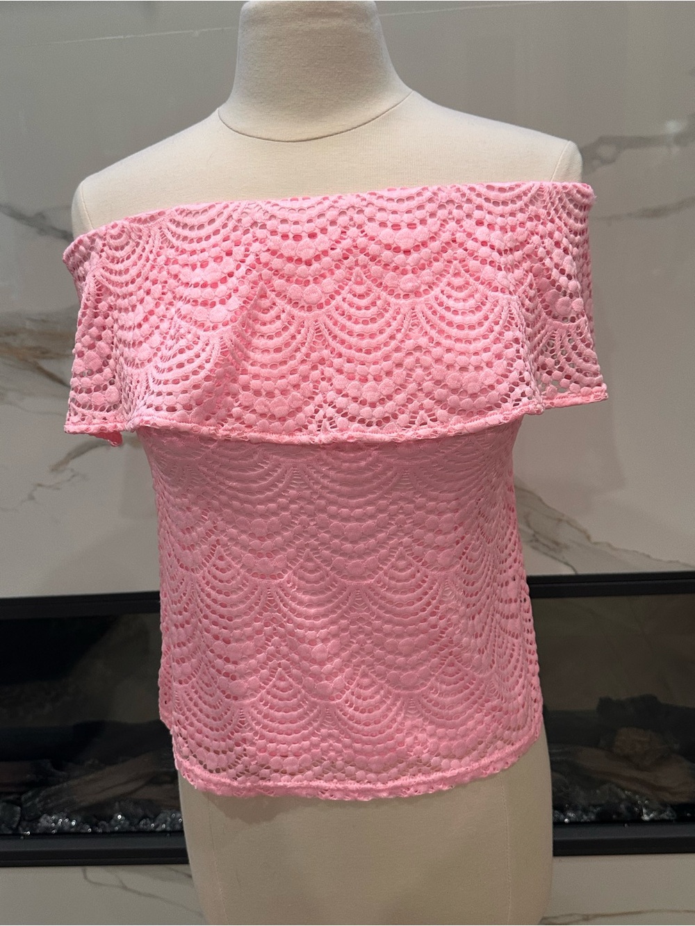 NWT Lilly Pulitzer Wiley Tube Top Size Medium Coral Reef Tint